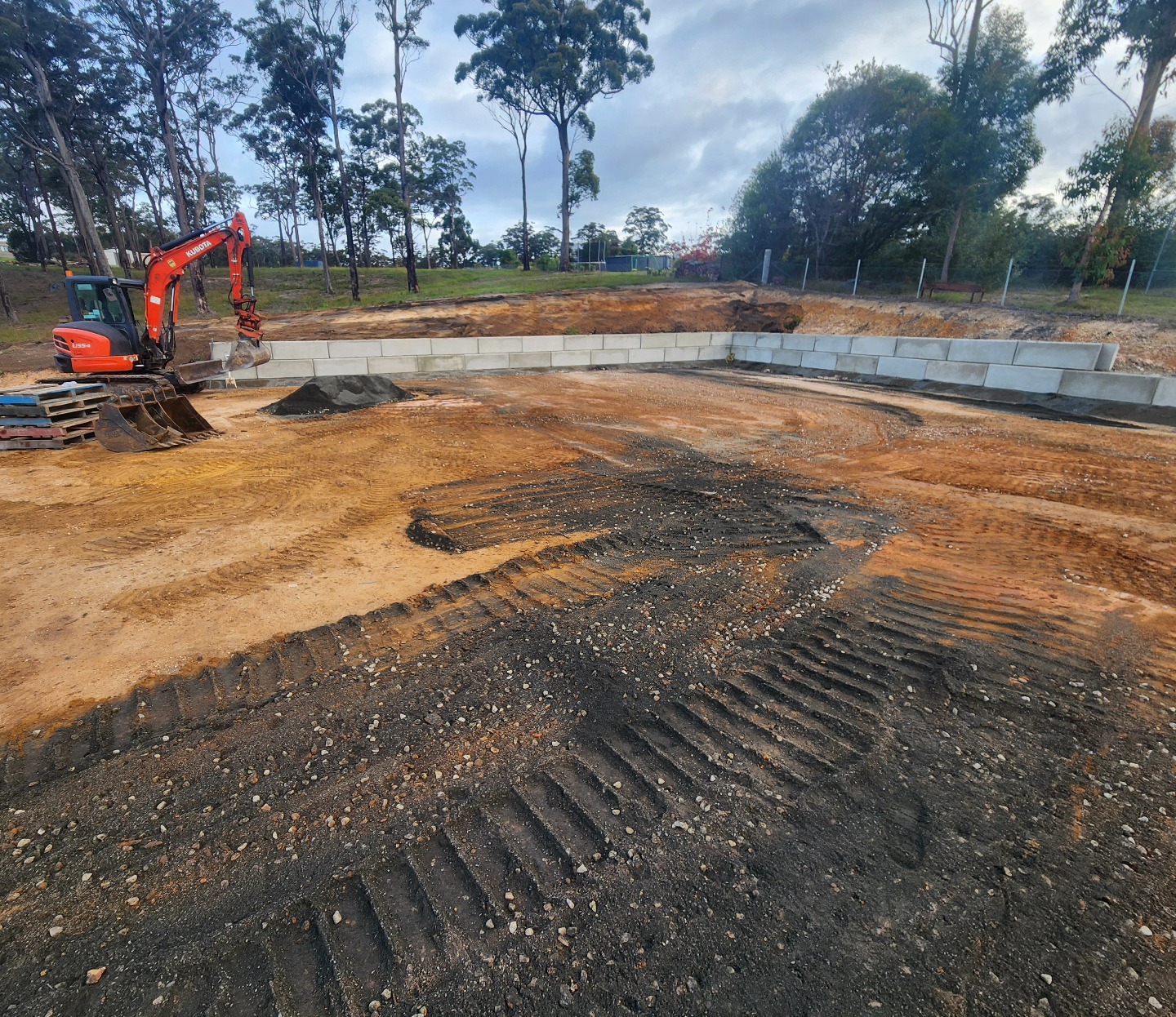 Site development work